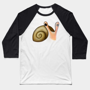 Cute Snail Drawing Baseball T-Shirt